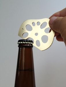 Brass Finish Bottle Opener Metal Manual Cap opener <b>Bar</b> Tool for <b>Home</b> Kitchen - Product Image 4