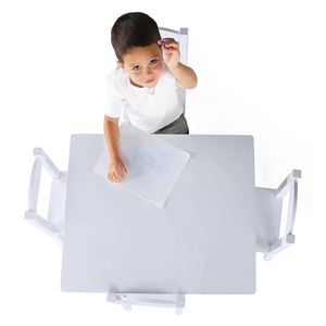 Table de jeu ergonomique 5 pièces en bois ensemble de chaises Style moderne classique pour l'école enfants fêtes salles de jeux salons bébés cuisine - Product Image 4