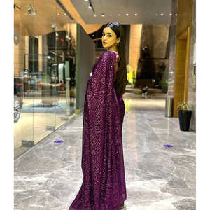 Designer Sequence Work Party Wear Saree Elegant Prom Vestidos - Product Image 2