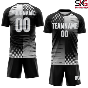Conjunto de Uniforme de Fútbol Personalizado Sublimado, Camiseta de Fútbol 100% Poliéster, Pantalones Cortos, Ropa Deportiva de Secado Rápido, Transpirable y que Absorbe la Humedad - Product Image 1