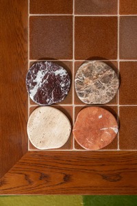 Sous-verres en marbre de qualité supérieure avec logo et design personnalisé pour les événements de mariage et les restaurants, disponibles à bon prix - Product Image 6