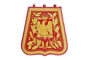 Banderas Deportivas con Insignia de Napoleón Cazador a Caballo y Sabre - Product Image 2