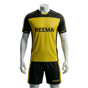 Conjuntos de Camisetas de Fútbol Personalizadas de Alta Calidad para Clubes y Aficionados, Uniformes Ligeros con Logotipo Personalizado - Product Image 1