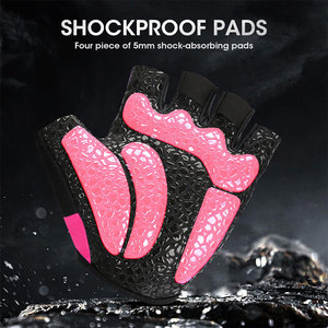 Outdoor Sportswear Women's Fitness Gloves Modern Design Classical Regular Fit Anti <b>Slip</b> <b>Half</b> Finger Wholesale Price Gym Gloves - Product Image 5