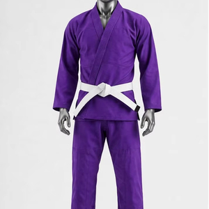 <b>Purple</b> Bjj Gi Uniform 100%cotton <b>Purple</b> <b>kimonos</b> BJJ Uniform Wholesale Price <b>Purple</b> Bjj Uniforms - Product Image 1