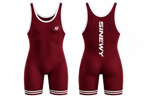 SINEWY Women <b>Green</b> Wrestling Singlet Fitted Moisture Wicking One Piece <b>Bodysuit</b> Custom Logo Print - Product Image 3