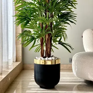 Diseño elegante en negro y dorado, fácil de mantener y limpiar, perfecto para interiores modernos, de proveedor indio para exportación a granel. - Product Image 5