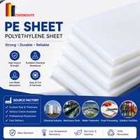 Plaque en polypropylène PE industrielle résistante aux produits chimiques, panneau plastique personnalisable en taille et épaisseur pour revêtement d'équipement chimique