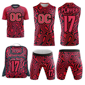 Seragam Sepak Bola 7v7 7on7 Custom dengan Bordir atau Sablon Nama Tim - Product Image 1