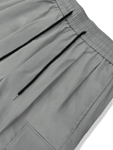 Pantalon de jogging rouge pour homme, taille élastique, cordon de serrage, poches cargo, coupe décontractée, léger, respirant, en coton, automne - Product Image 5