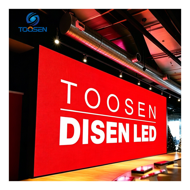 Toosen High Performance IP65 Weatherproof COB LED Video Wall Full Color Front Service HD Outdoor Exterior LED Display Screen