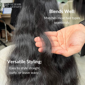 Listo para enviar Cabello crudo Sin procesar Natural Ondulado Cabello virgen vietnamita Vendedores Mejor precio Cutícula alineada Cabello humano - Product Image 3