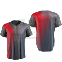 JAMEZ SPORTS Jersey Lengan Pendek Model Kancing V-Neck Round-Neck Cetak Sublimasi Nomor Tim 100% Poliester Custom