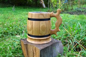 Natural Wooden Coffee Mug Solid Wood Tea Cup Heat Resistant <b>Drinkware</b> for Home Cafe Bar Restaurant At Factory Direct Price - Product Image 5