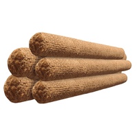 Grand stock de blocs de fibre de coco / tapis de palmier, meilleure taille 35 cm x 2 m, blocs de fibre de coco 100 % naturels : Mitigation de l'érosion écologique