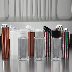 Botella Vacía de Plástico de 20 ml con Tapas y Cierres para Cosméticos, Hecha en India - Product Image 4