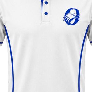 Conjunto de Cricket Sublimado Blanco y Azul para Hombre, Jersey y Pantalones Cortos de Manga Corta, Uniforme de Equipo, Ropa Deportiva para Entrenamiento y Partidos al Aire Libre - Product Image 6
