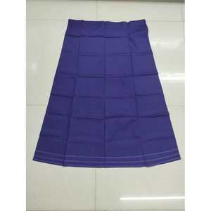 JUPON EN COTON SANS CORDON FIL NADI BLEU MARINE - Product Image 1