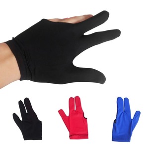 Guantes profesionales de billar para jugadores, guantes de billar con control suave del taco, guantes antideslizantes de ajuste cómodo, guantes de tres dedos - Product Image 4