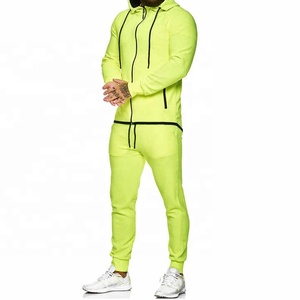 Survêtement confortable et chaud 100% coton pour hommes Streetwear teint uni pour l'hiver à bas prix - Product Image 1