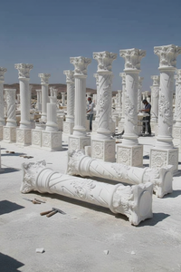 Columnas de Mármol Sólido Talladas a Mano para Pabellones, Soporte Estructural Exterior para Arquitectura Moderna, Proyectos al Aire Libre HAYAT - Product Image 4
