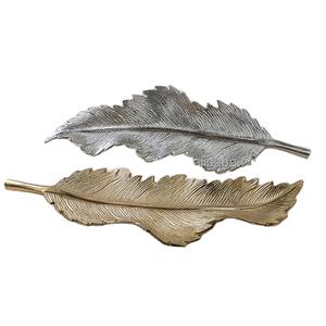 Plateau de décoration intérieure moderne Feuille d'argent Texture aluminium pour Noël Mariage Thanksgiving Article de cadeau parfait Vase de sol Plante - Product Image 1