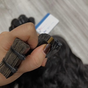 Extensions de cheveux de haute qualité, 100% cheveux humains, couleur naturelle, trame en kératine, cheveux vierges non traités, meilleur fournisseur au Vietnam. - Product Image 3