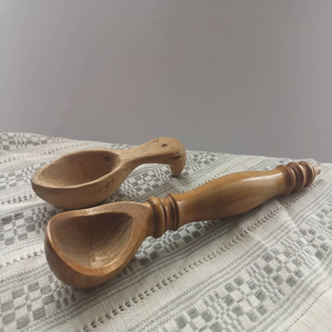 Cuchara de Té de Madera Premium, Cuchara de Madera Natural Sostenible para Café, Té y Azúcar, Utensilio de Cocina de Grado Alimenticio para el Hogar - Product Image 1