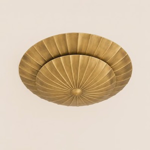 Plafonnier moderne en laiton en forme de fleur pour la décoration intérieure du salon - Product Image 4