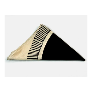 Pañuelo para la Cabeza de Poliéster a Rayas Vintage Unisex para Adultos, Pañuelo Cuadrado Blanco y Negro, Estilo Urbano de Verano - Product Image 6
