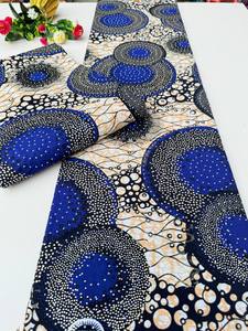 Tissu en Coton Africain Imprimé de Cire d'Éthiopie de Haute Qualité, Pagne Personnalisé à Motifs Vibrants pour Traditionnel - Product Image 6