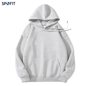 Sweat-shirts à capuche d'hiver personnalisés de haute qualité, avec logo au dos, en coton/fibre de bambou, écologiques, respirants, unisexes - Product Image 6