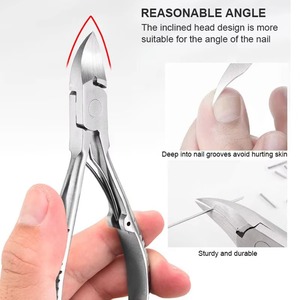 Russian Style <b>Cuticle</b> Nipper Professional Stainless Steel Nail Care <b>Tool</b> And Custom Packing - Product Image 4