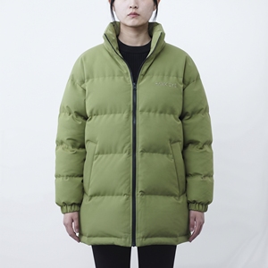 Veste matelassée longue pour femme Hawk Eye, col montant, fermeture éclair, couleur unie, vêtement d'extérieur chaud pour l'hiver - Product Image 6