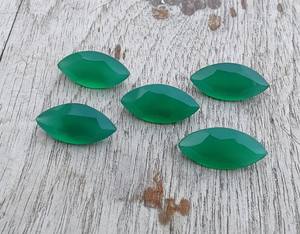 Ónix Verde Marquise, Gema Calibrada con Corte Facetado, Piedra Suelta para Joyería, Anillos, Colgantes y Suministros de Artesanía - Product Image 3