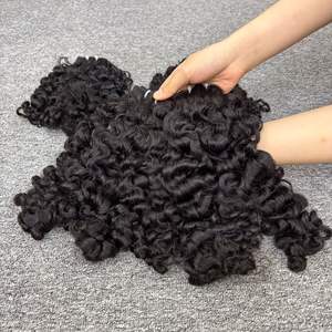 เครื่องทำผมบริสุทธิ์แบบคู่จากเวียดนามผมม้วนเป็นมัดแบบชาวพม่าธรรมชาติ100กรัมจากผมเวียดนาม - Product Image 3