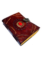 Livre des ombres fait à la main pierre vierge grossiste Vintage en cuir véritable journaux Grimoire Antique sorcière cahier livres de sorts