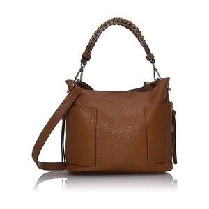 Sac à bandoulière en cuir grainé marron gaufré 80g pour femme, sac à main, sac bandoulière avec sangle réglable pour usage quotidien - Product Image 1