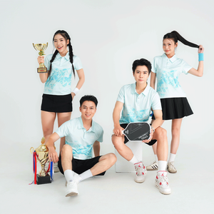 Maillots de sport unisexes à manches courtes en polyester imprimé, col personnalisable, impression numérique avec numéros d'équipe, uniforme - Product Image 3