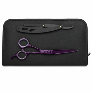 Navaja de Afeitar Recta Vintage Luminex Impex con Mango de Concha de Abulón y Acero al Carbono, Lista para Usar en Barberías y Salones - Product Image 3