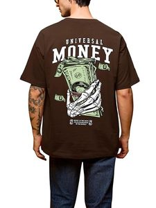 Camiseta de Hombre de Poliéster y Algodón, 60% Algodón, 40% Poliéster, Suave, Transpirable, Informal, para Uso Diario - Product Image 3
