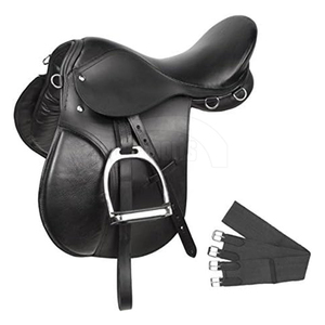 Équipement d'équitation en cuir de qualité supérieure, selle anglaise, matériel d'entraînement, compétition, équitation en plein air, sports équestres, fournitures équestres personnalisées - Product Image 1
