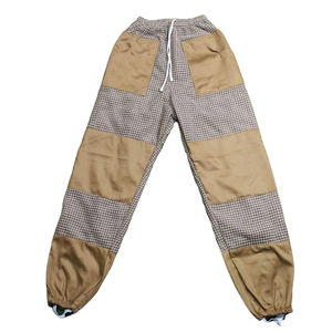 Pantalones de Traje de Apicultura Transpirables de Poliéster de Alta Calidad con Cierre de Cremallera, Ajuste Holgado, Mangas Blancas a Prueba de Picaduras, Costuras Reforzadas - Product Image 1