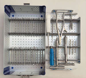 Kit chirurgical réutilisable en acier inoxydable pour l'extraction de vis orthopédiques cassées en chirurgie traumatique - Product Image 5