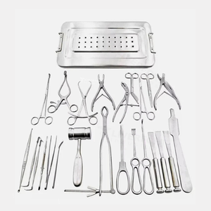 Juego de 25 Instrumentos Quirúrgicos Ortopédicos Básicos de Calidad Premium, Acero Inoxidable Alemán, Instrumentos Quirúrgicos Manuales, CE e ISO Clase II - Product Image 1