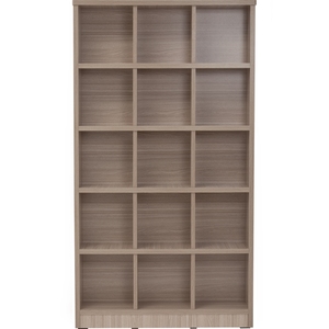 Modern 5 Tier Tall <b>Bookcase</b> Wooden Grain Storage Cabinet <b>Open</b> Shelf Organizer for Living Room Bedroom Home Office - Product Image 3