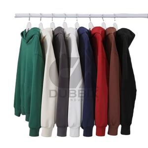 500GSM logotipo personalizado ropa de calle de alta calidad 100% algodón polar grueso peso pesado suéter sudaderas con capucha de gran tamaño hombres - Product Image 2