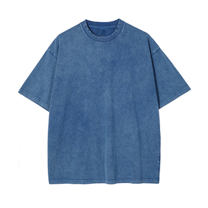 T-shirt à col rond pour femme, effet délavé, 100% coton, respirant, tendance streetwear, vêtement décontracté, tissu léger, coupe confortable - Product Image 4