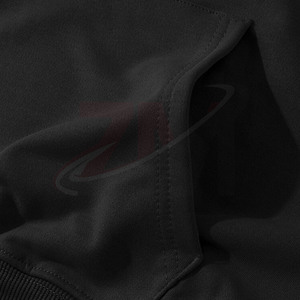 <b>Black</b> Color 100% Cotton <b>Fleece</b> Hoodies For Men's Luxury Latest Designs 450 GSM Hot Sale Hoodies For Men's Winter Season - Product Image 4