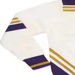 Pull cardigan tricoté à manches longues College University - Product Image 4